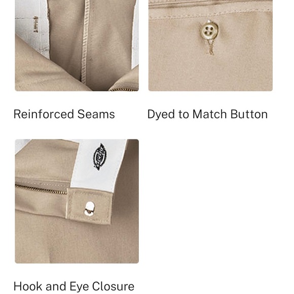 Dickie’s 874 original fit khakis - logo patch removed - Picture 10 of 10